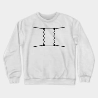 Feynman Diagram - Quantum Field Theory And Particle Physics Crewneck Sweatshirt
